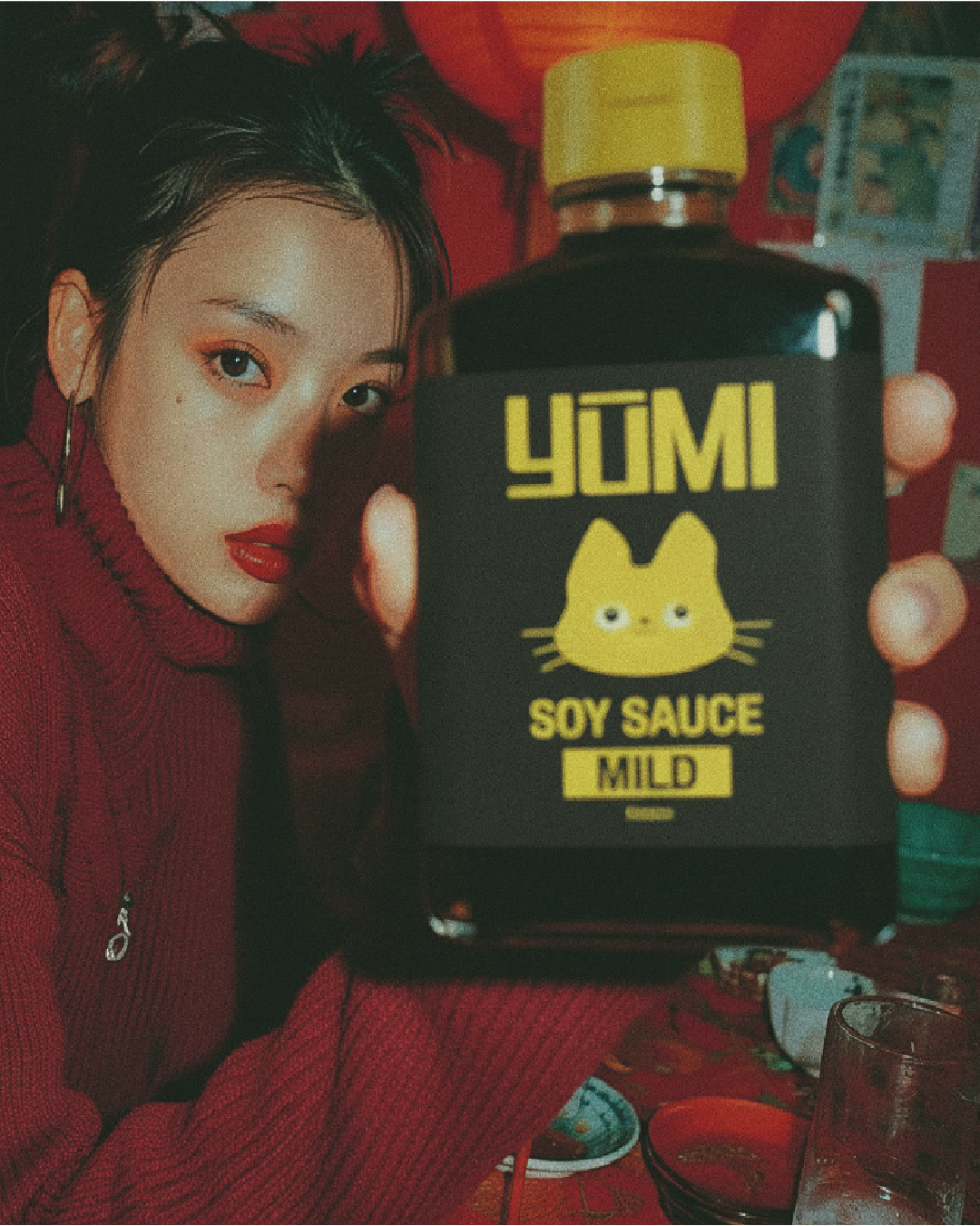 Yumi soy sauce brand identity